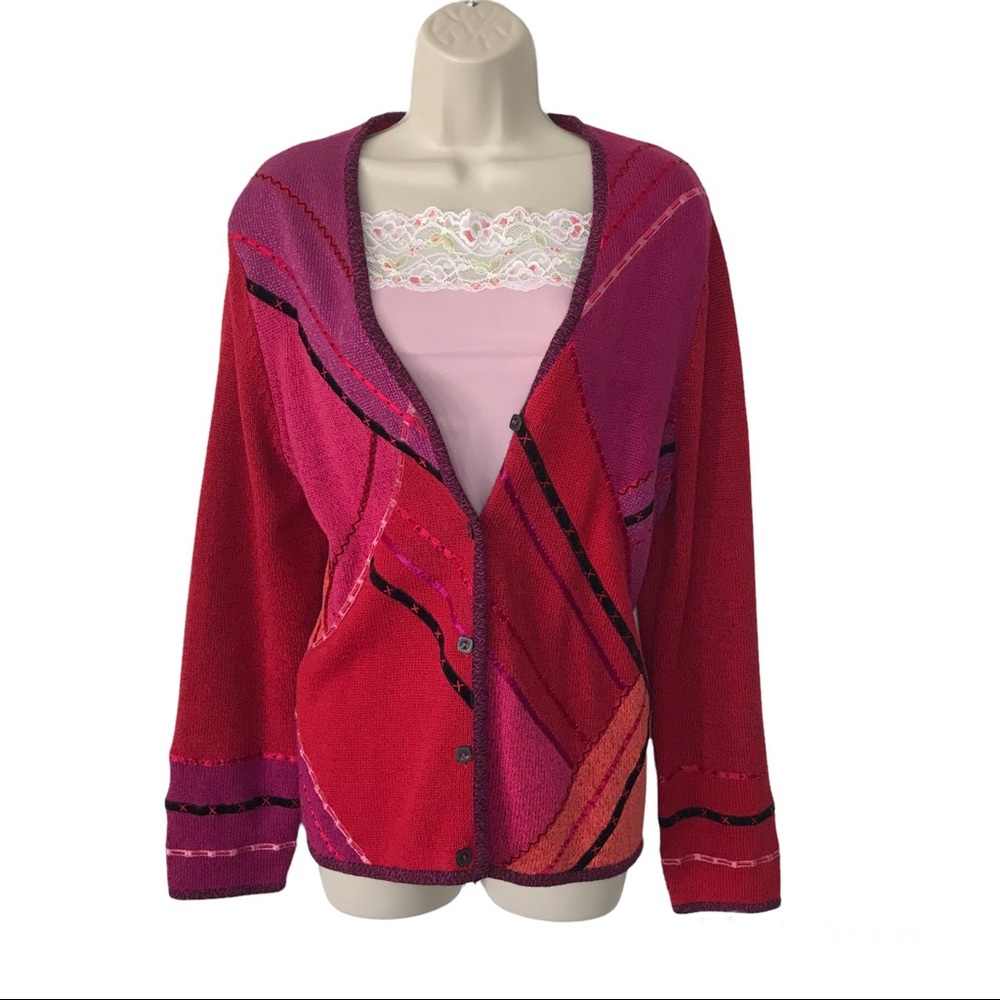 Vintage NAPA VALLEY Embellished Cardigan